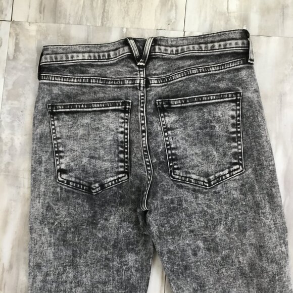 Veronica Beard Black Acid Wash Jeans 28/6 - Picture 7 of 10